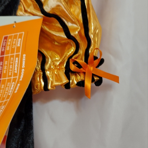 NWT Target Hyde and Eek Kid's Witch Dress and Hat Largue 3+ Orange Black… - Picture 5 of 9
